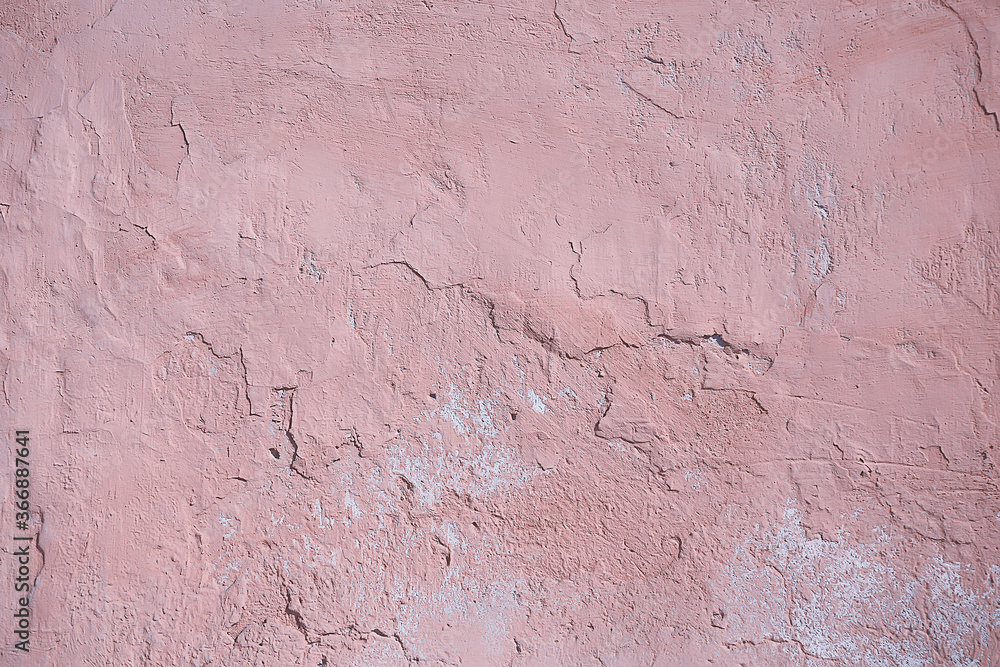 Obraz premium brown stucco wall, blank grunge vintage surface design
