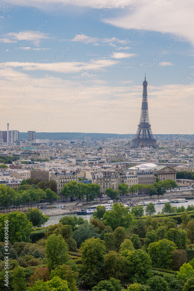 Paris city view from La Grande Roue