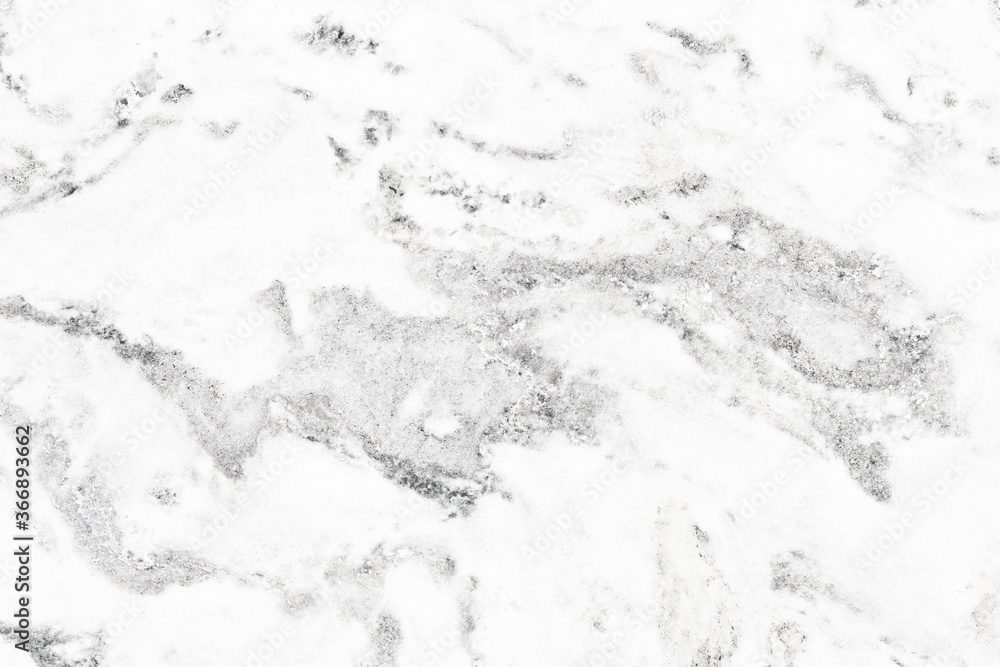 Marble texture. White mineral background. Geology simple pattern. Gray natural backdrop for graphic design. Light and bright granite stone grain.