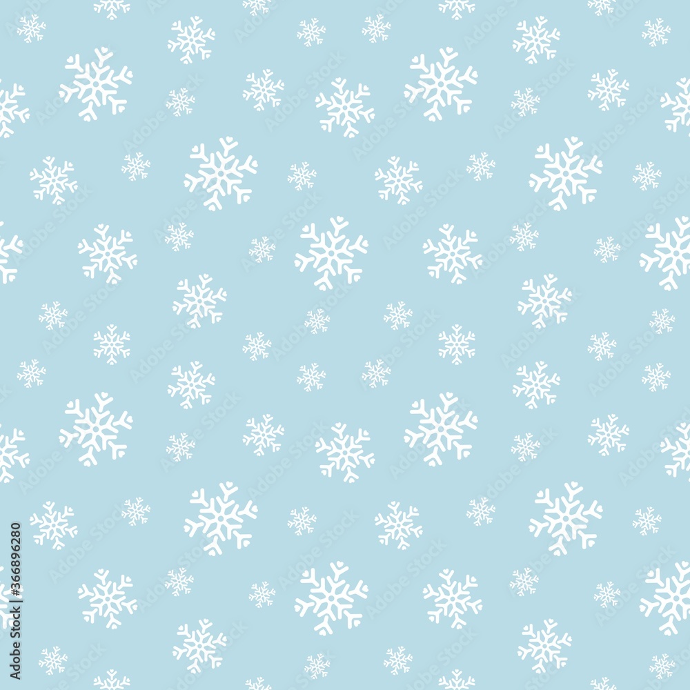 Christmas Snowflakes. Vector Seamless pattern. Christmas Snowflakes. Vector Seamless pattern.