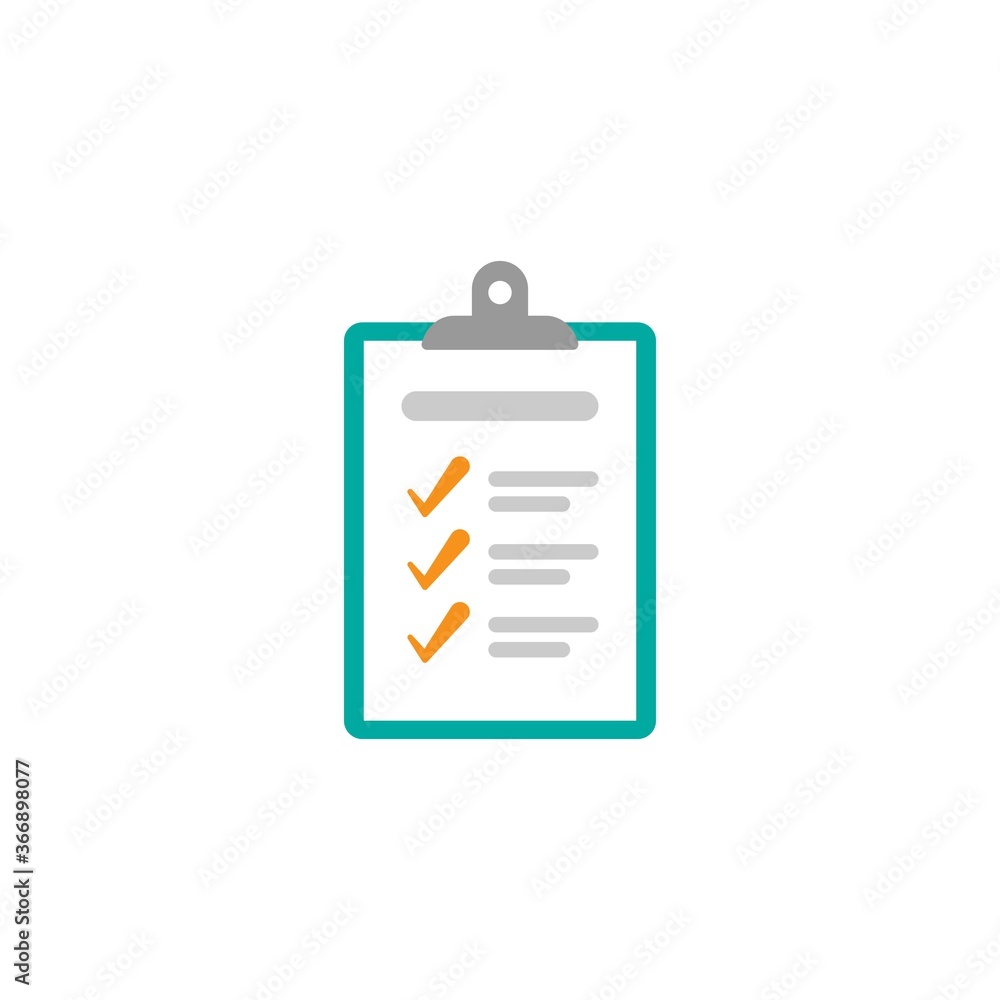 To-do check list with ticks and points. Clipboard with check marks.flat icon isolated on white. To-do check list with ticks and points. Clipboard with check marks.flat icon isolated on white.