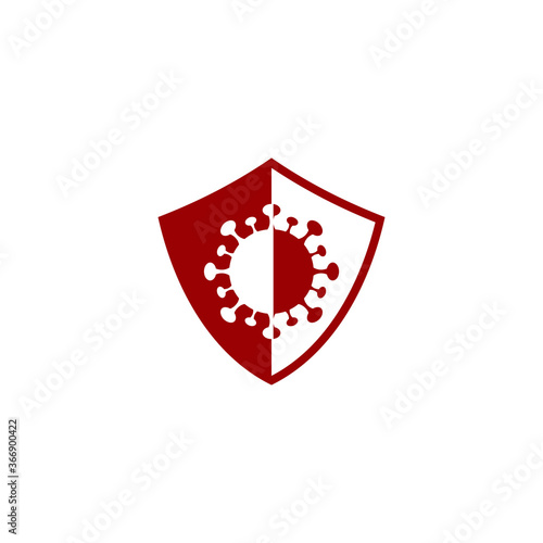 Free Download virus shield security vector logo design - GFXLoad