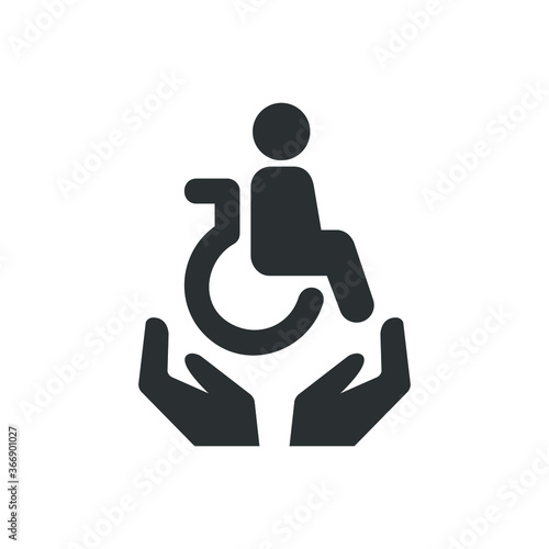 Disability insurance icon