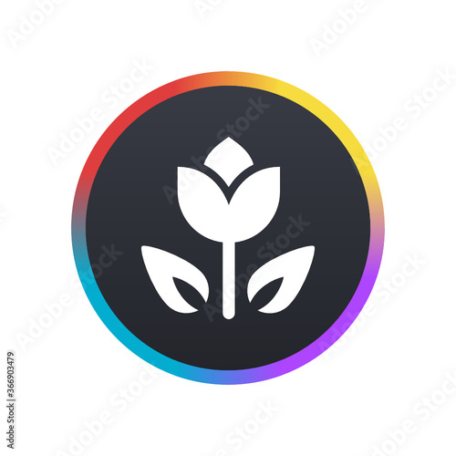 Flower -  Push Button