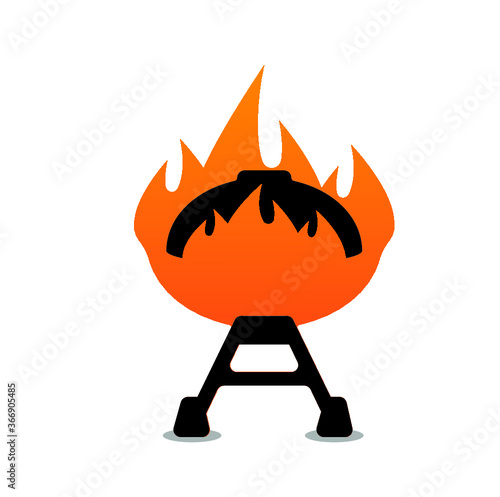 Barbecue BBQ grill icons