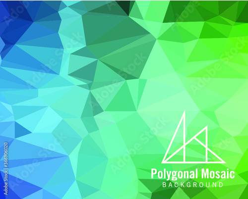 Color Polygonal Mosaic Background