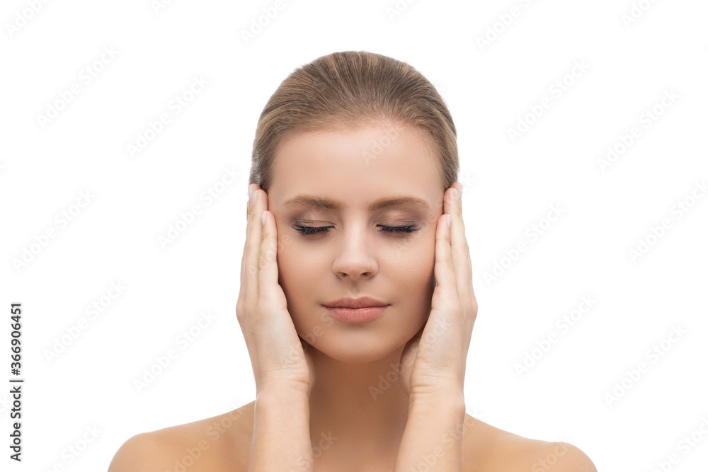 Face of a beautifyl girl. Skin lifting and cosmetics. Face of a beautifyl girl. Skin lifting and cosmetics.