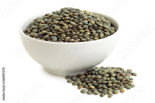 Photos French green puy lentils