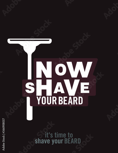 No shave November design, 
prostate cancer awareness.