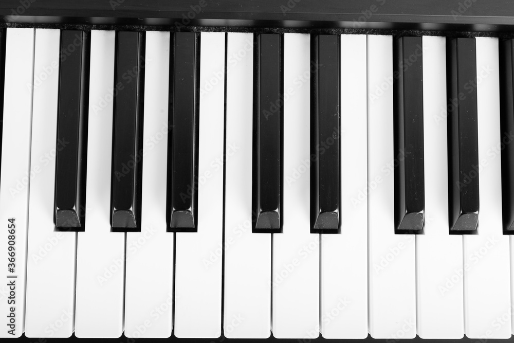 Modern Black and White Digital piano Modern Black and White Digital piano
