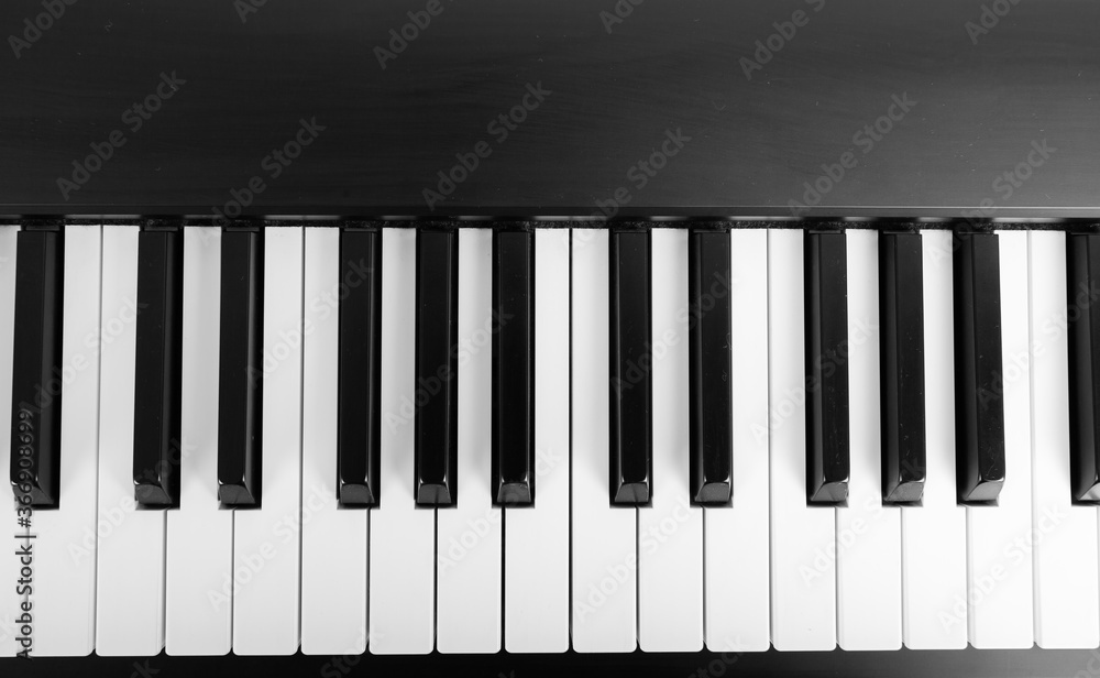 Modern Black and White Digital piano Modern Black and White Digital piano