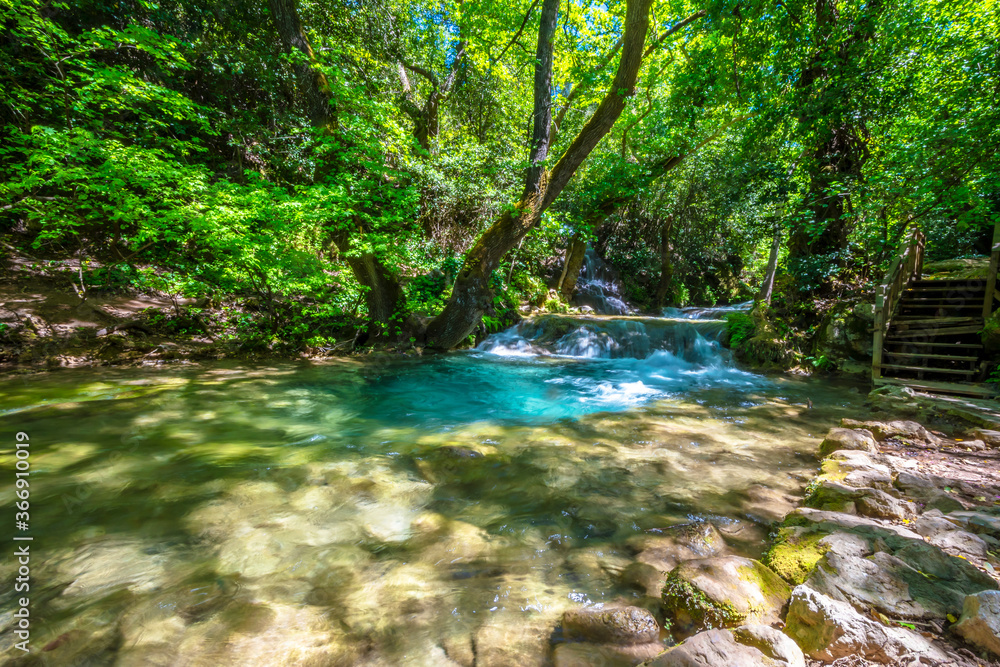 Obraz premium Wodospad Turgut w mieście Marmaris w Turcji