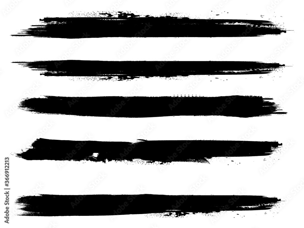 Edges Vector Set . Design Elements . Grunge Borders , Dividers or Brush Strokes . Edges Vector Set . Design Elements . Grunge Borders , Dividers or Brush Strokes .