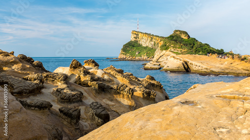Yehliu Geopark is located in Wanli Distriit of New Taipei photo
