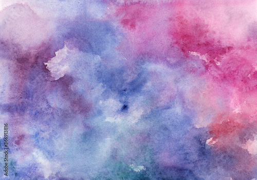 Abstract painting, can be used as a background for wallpapers, posters, websites. luxury wallpaper. Purple watercolor
