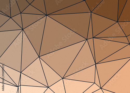 Exuberance color Abstract color Low-Polygones Generative Art background illustration