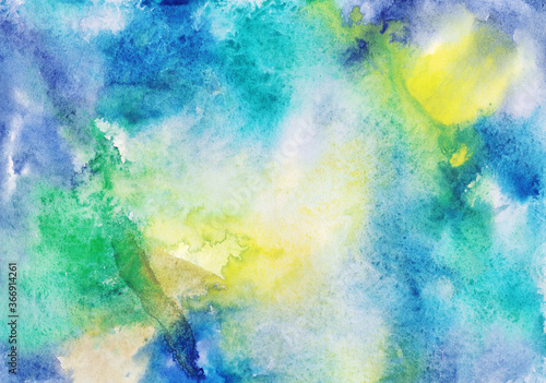 watercolor blue abstract background. Abstract painting, can be used as a background for wallpapers, posters, websites. Luxury abstract fluid art painting.Spring wedding invitation. 