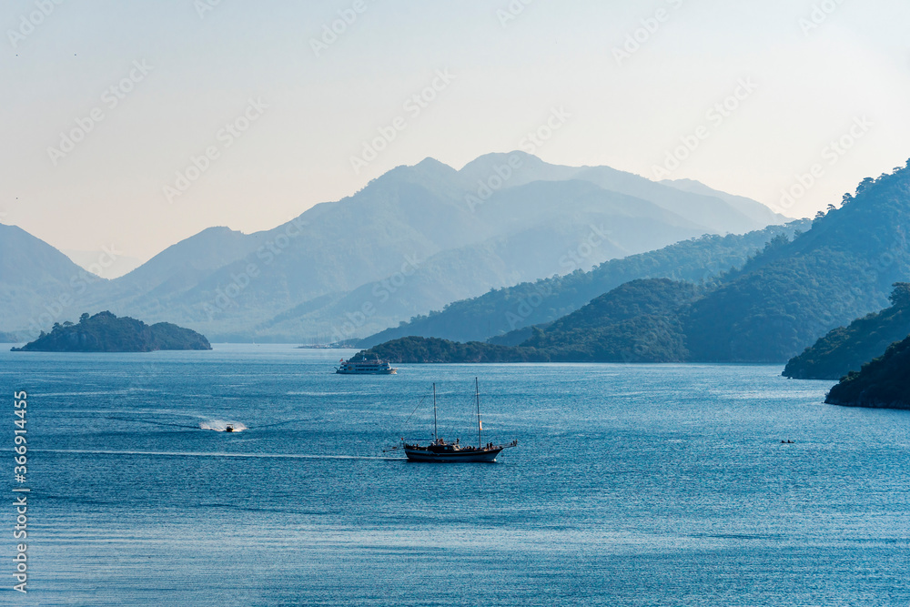 Marmaris Bay view in Turkey