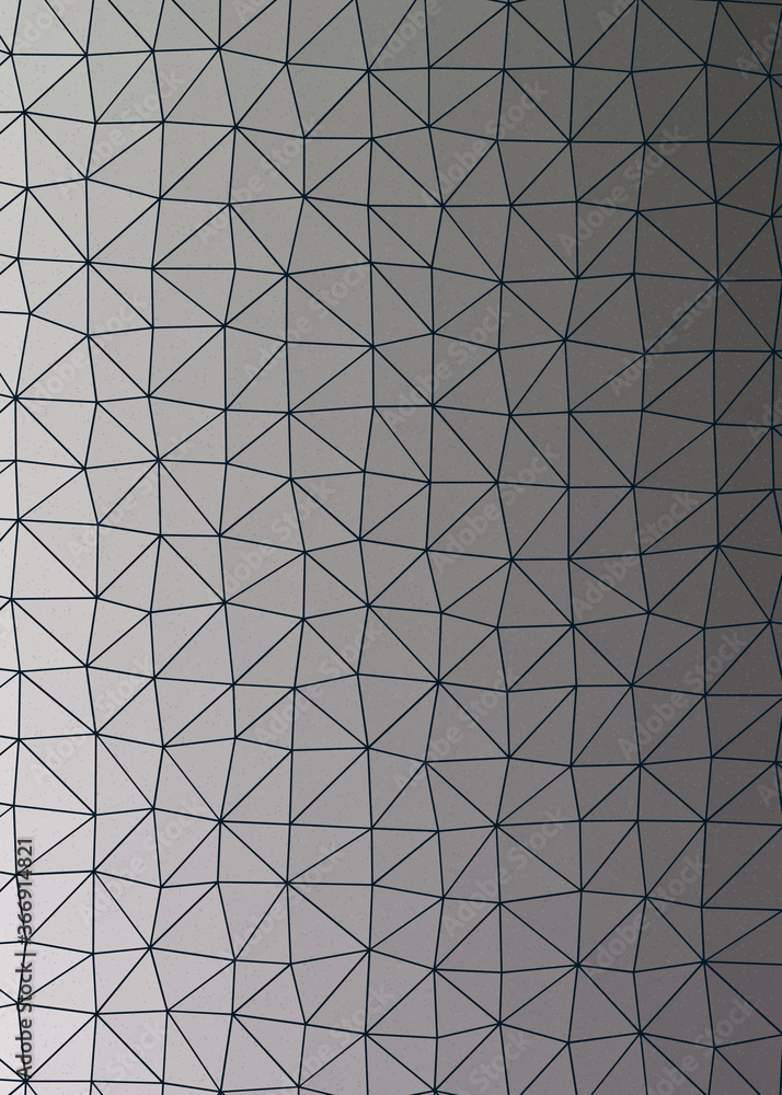 Obraz premium Zinc color Abstract color Low-Polygones Generative Art background illustration