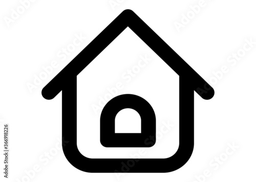 Home Vector Line Icon. House Symbol © Abdul