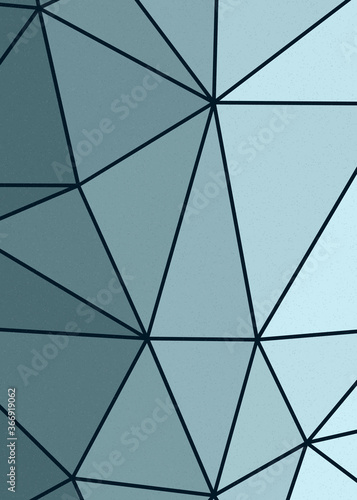 Sky Blue color Abstract color Low-Polygones Generative Art background illustration