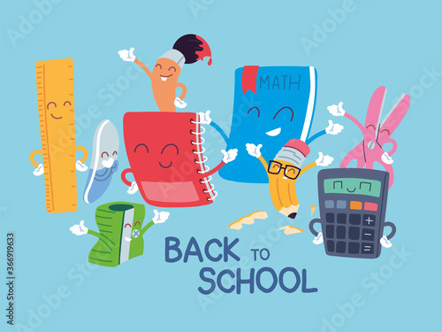 back to school banner, colorful back to school template
