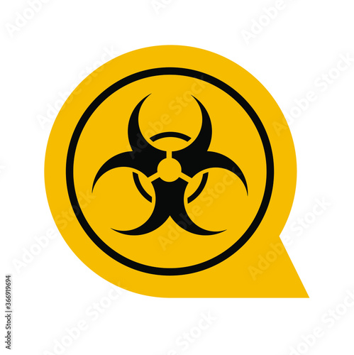biohazard warning sign