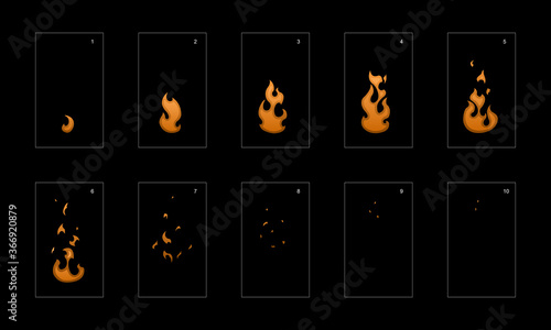 Dust explosion blast effect. fire explosion effect for animation. Effect for game design, motion graphic, animation or something else 20039. © Nipun Kundu