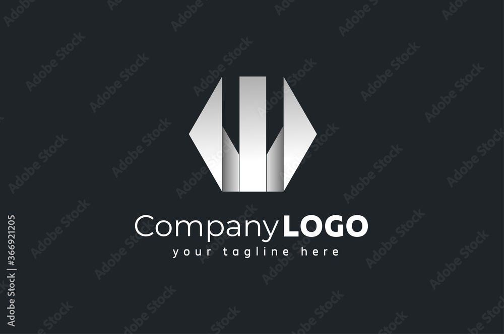letter W logo hexagonal, construction building design logo template, vector illustration letter W logo hexagonal, construction building design logo template, vector illustration