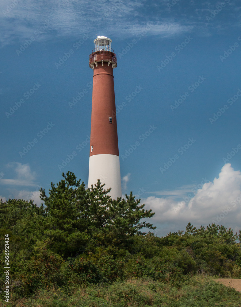Barnegat Lighthouse at the northern tip of Long Beach Island, NJ