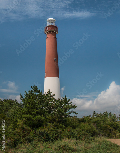 Barnegat Lighthouse at the northern tip of Long Beach Island  NJ
