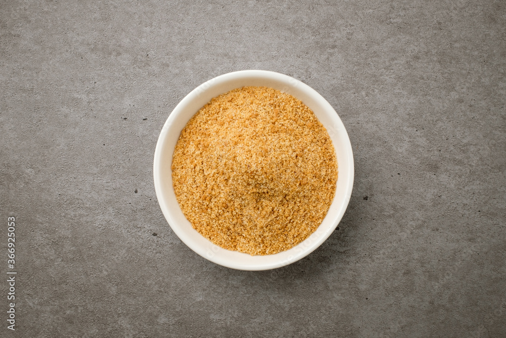 Sodium glutamate on white background Sodium glutamate on white background