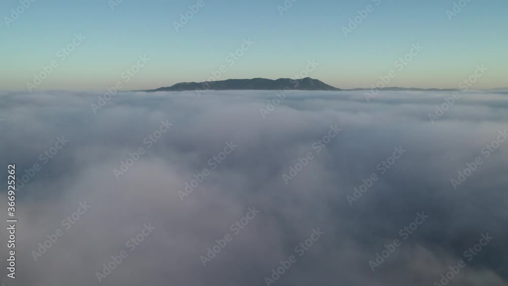 Mt Tam Early Morning Fog San Francisco Drone Video Mt Tam Early Morning Fog San Francisco Drone Video