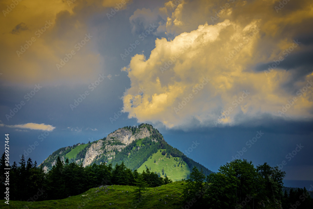 view at the kranzhorn mountain - austria view at the kranzhorn mountain - austria