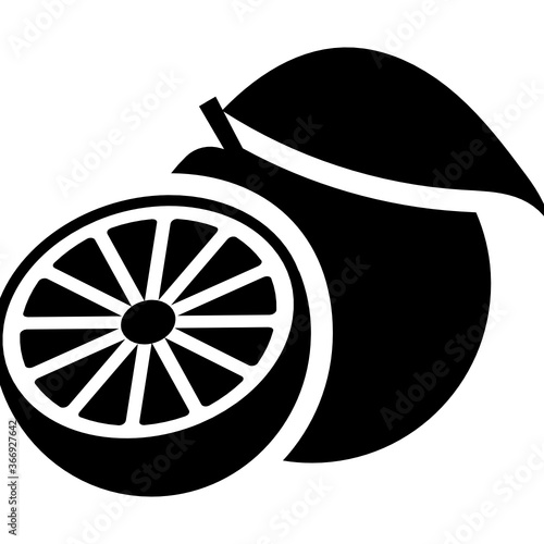 

Citrus fruit rich in vitamin C, an orange

