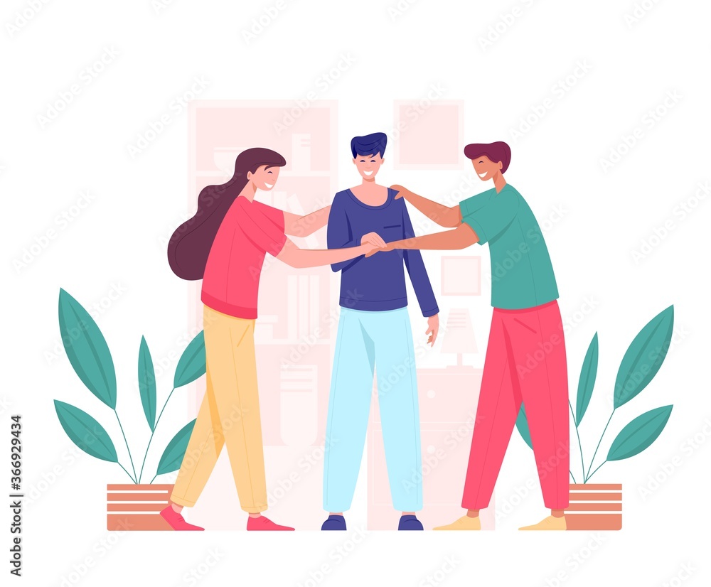 people putting their hands together people putting their hands together