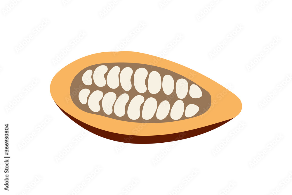 Doodle cocoa icon isolated on white. Chocolate food. Vector stock illustration. EPS 10 Doodle cocoa icon isolated on white. Chocolate food. Vector stock illustration. EPS 10