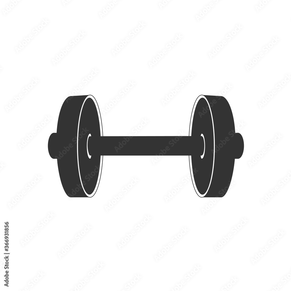 Dumbbell for gym solid icon. Weight vector illustration isolated on white. Barbell glyph style design, designed for web. Dumbbell for gym solid icon. Weight vector illustration isolated on white. Barbell glyph style design, designed for web.