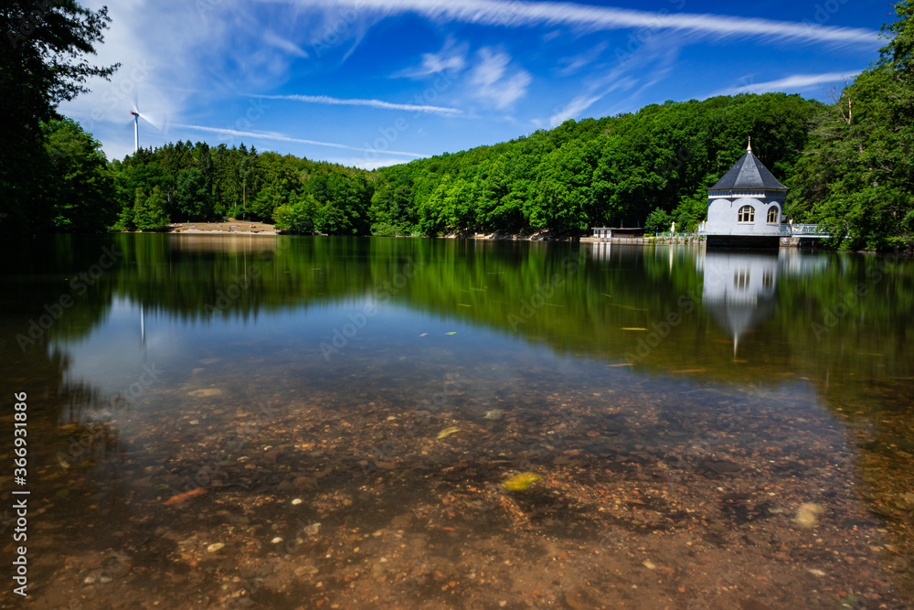 Fototapeta premium Itzenplitzer Weiher, Saarland, Deutschland