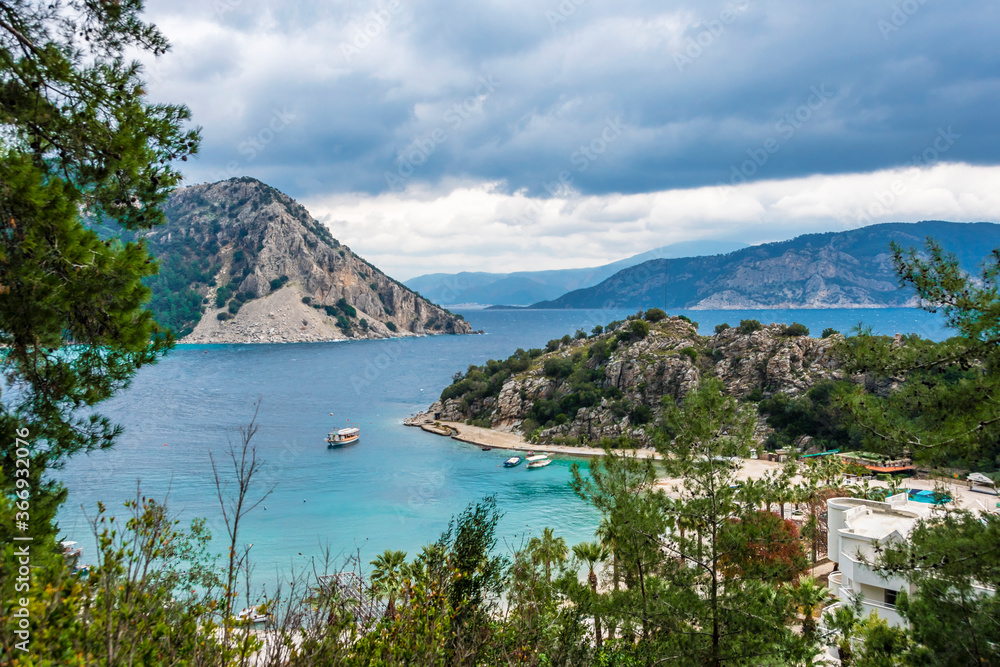 Turunc Bay coastal view in Turkey Turunc Bay coastal view in Turkey