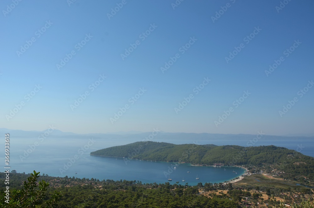 Beautiful view of Akbük Bay Beautiful view of Akbük Bay