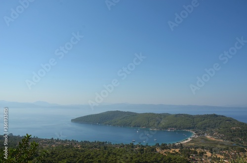 Beautiful view of Akbük Bay