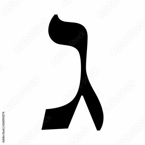 Gimel hebrew letter icon