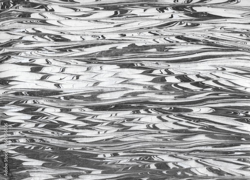 Handmade black and white heap marble background