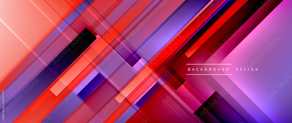 Dynamic lines on fluid color gradient. Trendy geometric abstract background for your text, logo or graphics Dynamic lines on fluid color gradient. Trendy geometric abstract background for your text, logo or graphics