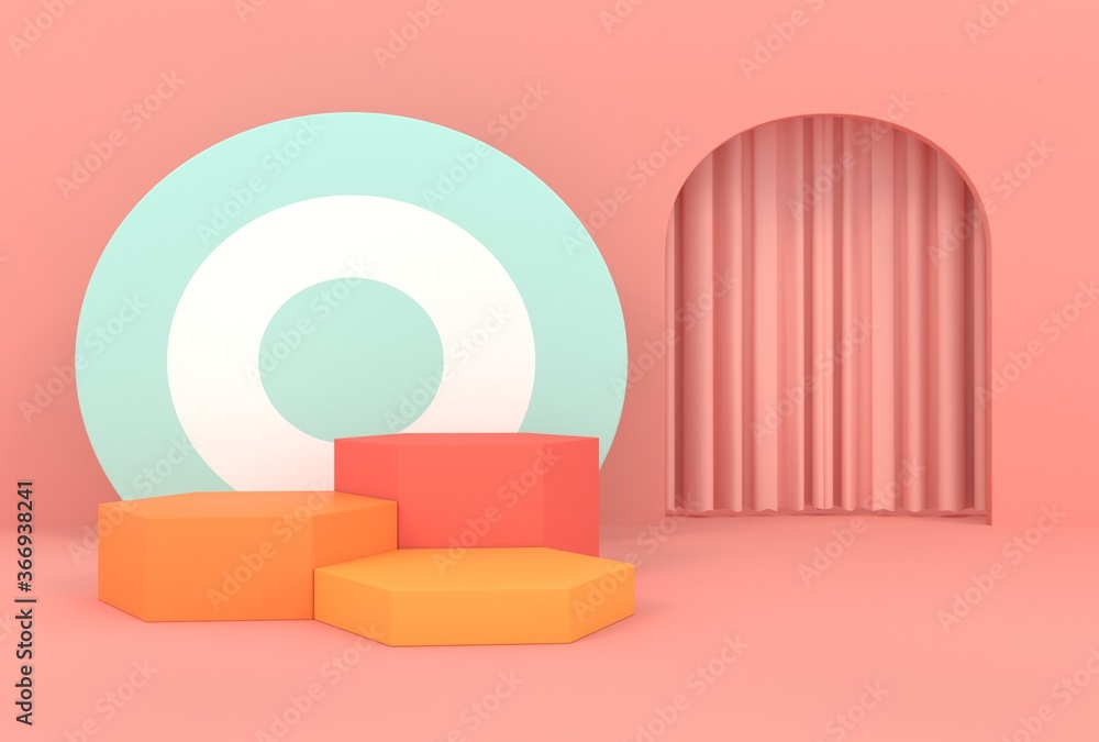 abstract 3d depth and realism background, pastel color showcase for product . 3d rendering
abstract 3d depth and realism background, pastel color showcase for product . 3d rendering