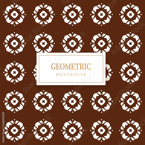 Seamless vector pattern. Background pattern in geometric ornamental style.
