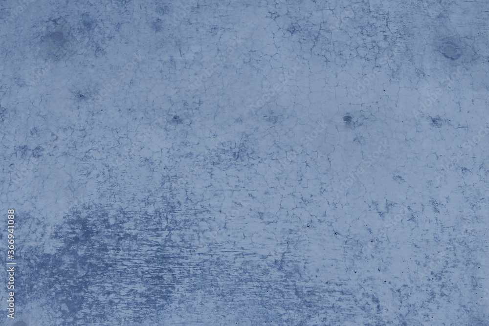 New blue concrete wall background