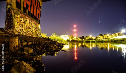 night view of the city