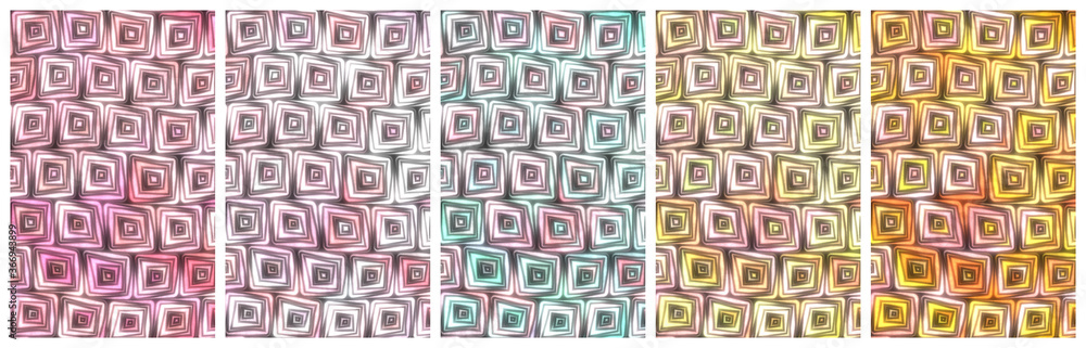2D Illustration - Abstract Cover Background Set with retro squares color combination surface - five 10:16 Images ( Size each: 2000 x 3200 ) - e.g. for book / ebook cover design 2D Illustration - Abstract Cover Background Set with retro squares color combination surface - five 10:16 Images ( Size each: 2000 x 3200 ) - e.g. for book / ebook cover design